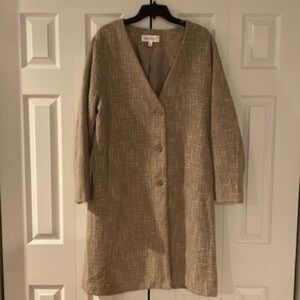 Prologue Beige Tweed Coat